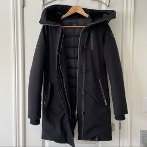 Rudsak black down parka/coat